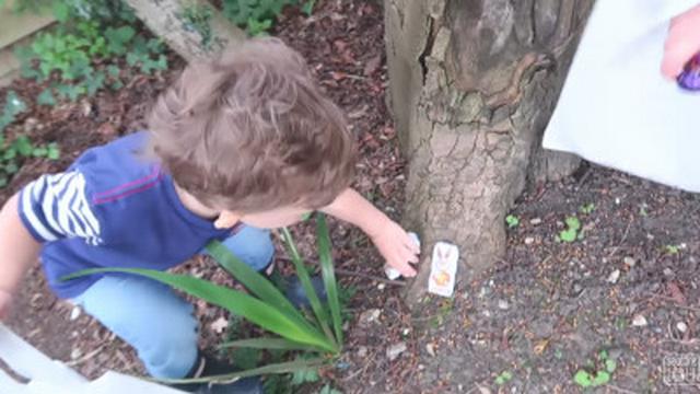 GARDEN EGG HUNT SURPRISE!