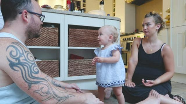BABY TAKES HER FIRST STEPS!!