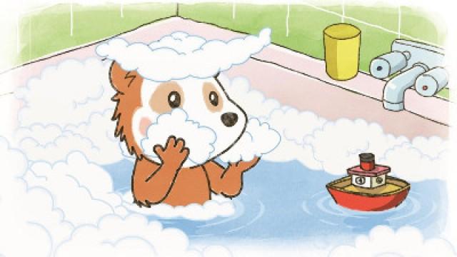 Bobo in the bathtub