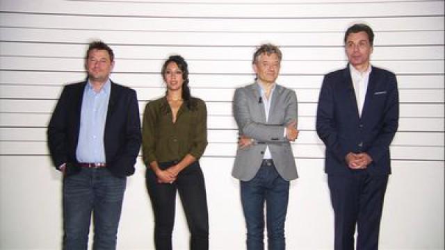 Danira Bouhkriss Terkessidis, Christophe Deborsu, Bart De Pauw, Bart Peeters