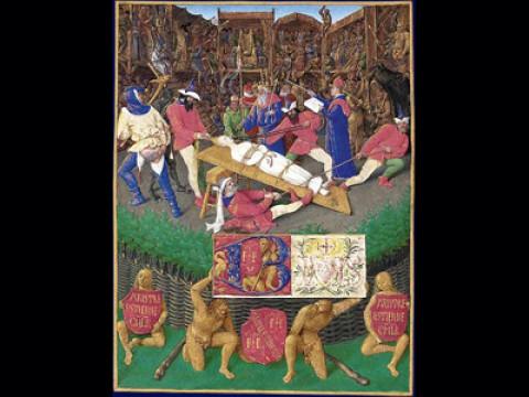 „Das Martyrium der Heiligen Appolonia“, 1461 – Jean Fouquet