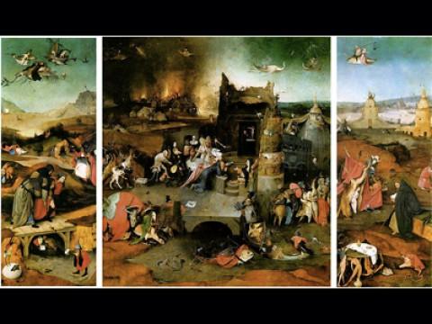 "La tentation de Saint Antoine" de Jérôme Bosch (1501)