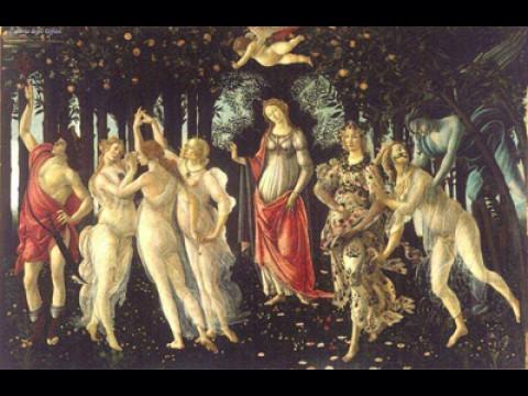"Le printemps" de Sandro Botticelli (1482)