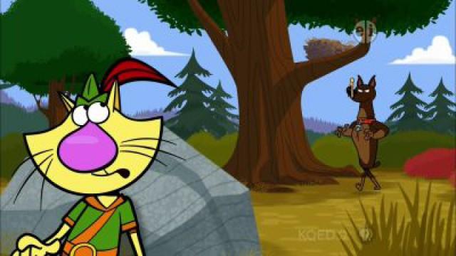 Nature Cat and Mr. Hide