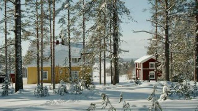 Trävilla i Burträsk, Västerbotten