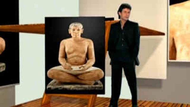 Anonyme, Le Scribe de Saqqarah, dit le Scribe accroupi