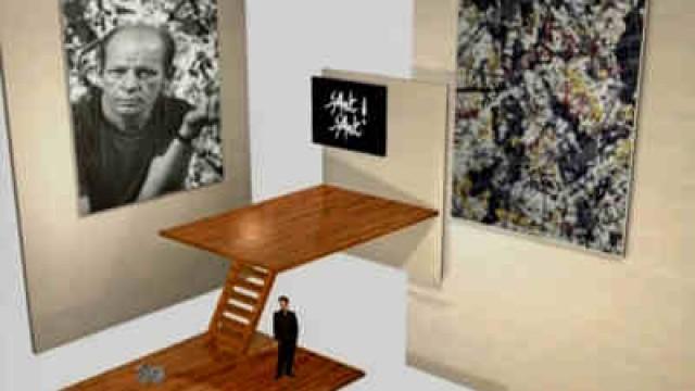 Pollock, Jackson, Painting (Silver over Black, White, Yellow and Red)