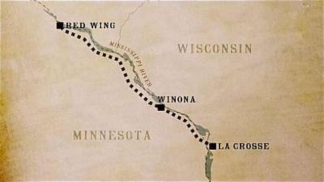 Red Wing, Minnesota to La Crosse, Wisconsin