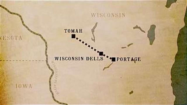Tomah to Portage, Wisconsin