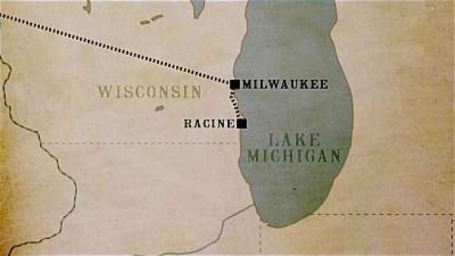 Milwaukee to Racine, Wisconsin