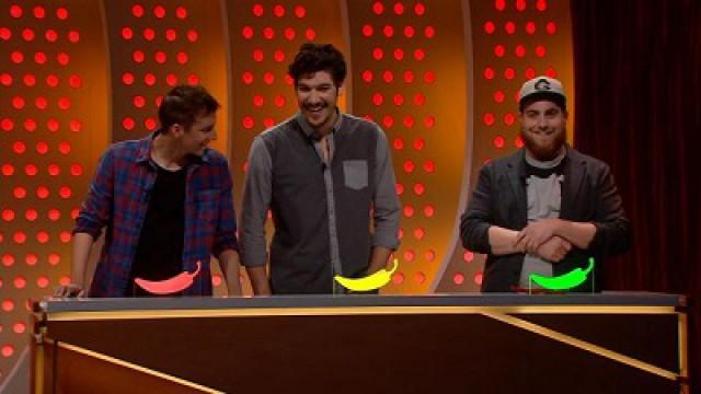 Pier-Luc Funk, Jason Roy-Léveillé et Phil Roy
