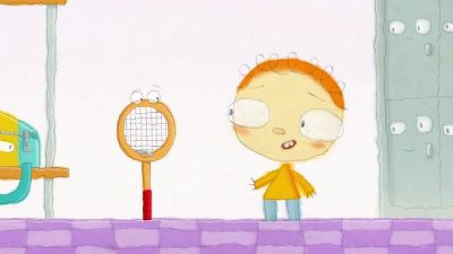 Una racchetta da tennis