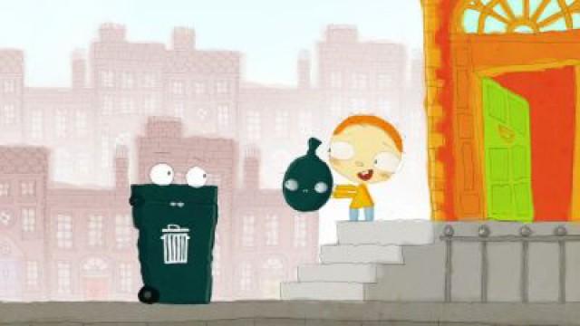 Un bidone della spazzatura