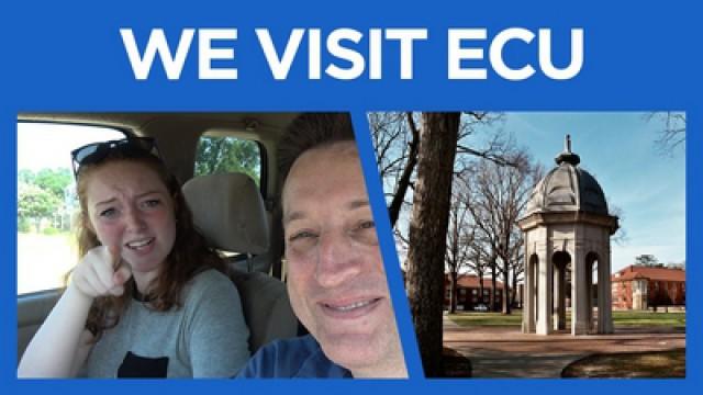 Hope and Woody Visit ECU - East Carolina University