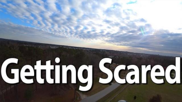 Scary Paramotor Flight