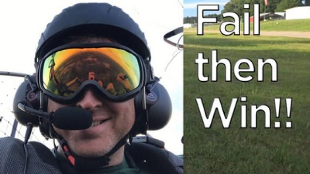 XC Paramotor Crash - Fail and Win