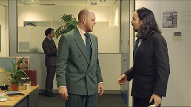 Two People Wear the Same Tie to Work