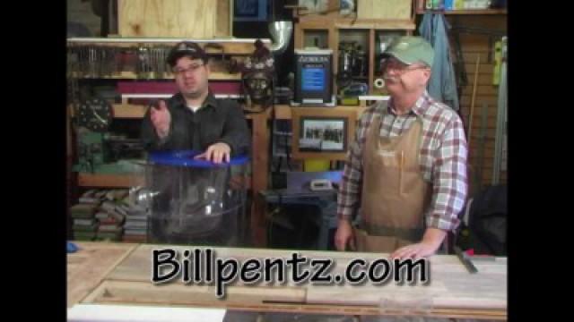Homemade wooden duct work for the Clear Vue/Bill Pentz style cyclone