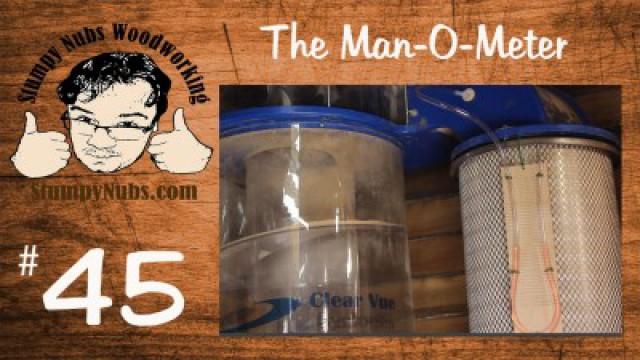Woodworking dust collection upgrades- MAKE YOUR OWN MANOMETER filter monitor!