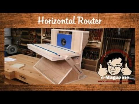 Build a homemade horizontal router machine- (Part 1 of 2)