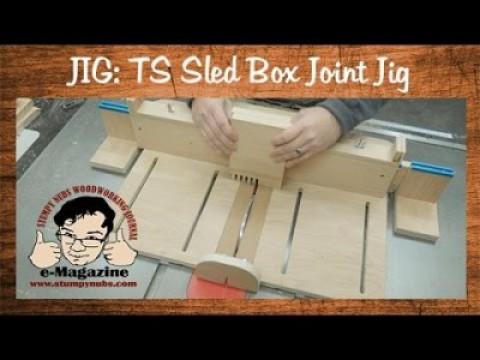 How to cut box/finger joints on our table saw sled jig