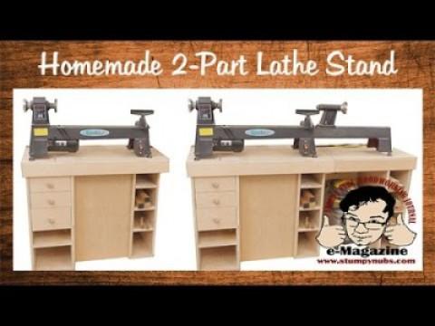 Build a homemade stand for a mini/midi/full size lathe (using Kreg Foreman Pocket Hole Machine)