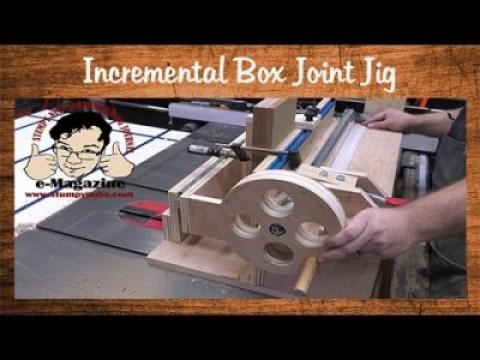 Building a box/finger joint jig with an incremental positioner (Incra I-box style)