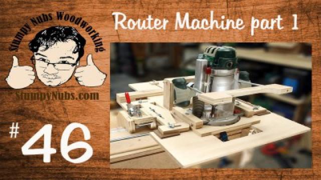 Build your own homemade WoodRat / Router Boss / Leigh Super FMT (part 1 of 2)