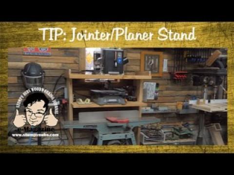 Build a double stand and tune-up your woodworking jointer/planer