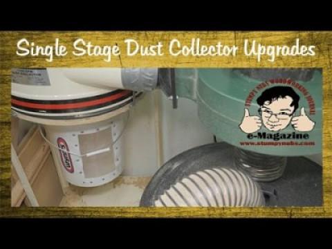 4 Ways to upgrade your single stage woodworking dust collector