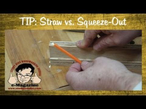 Tame Glue Squeeze-out With A Straw