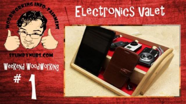 Wooden charging station for your cell phone, i-pad and all the rest of your electronics
