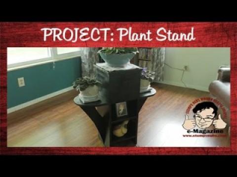 Building a plant stand for Mrs. Mustache- DIY Woodworking Project