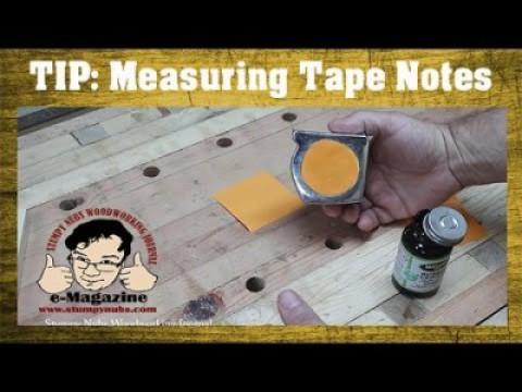 Measuring Tape Note Pad Upgrade