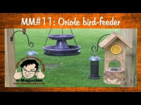 Scroll Saw Project- Build an oriole bird feeder