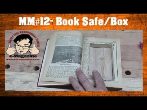 How To Hide Your Workshop Snacks- Make A Hidden Book Safe/Box scroll saw project