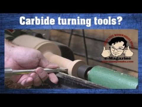Turning tools: Carbide vs. HSS - Which is better? (Making a wooden mallet)