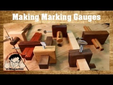 3 Easy to Make Homemade Woodworking Marking Gauges (Mortise_Cutting)
