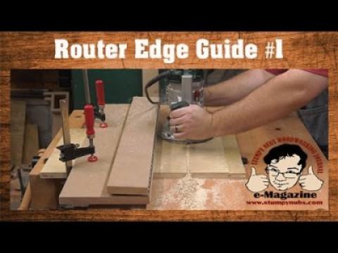 SIMPLE Router Edge Guide #1- Flip-Up style (Rout accurate dados, grooves, rabbets and more!)