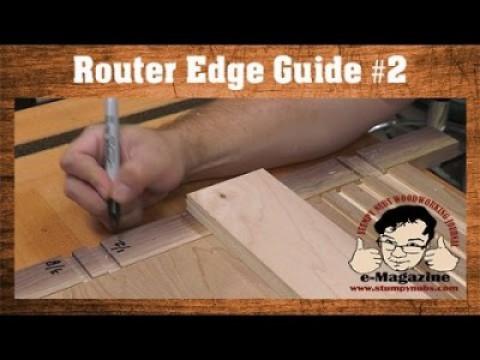 SIMPLE Router Edge Guide #2- T-Square style (Rout accurate dados, grooves, rabbets and more!)