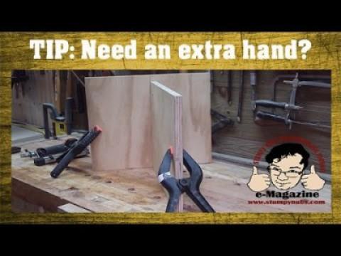 When you need a 3rd hand, reach for a clamp