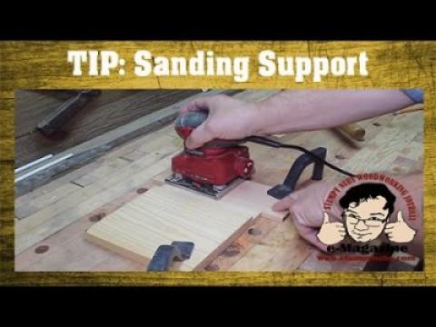 Support your sander