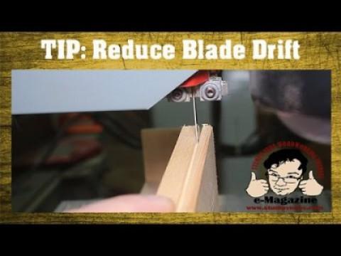 How to reduce blade drift while re-sawing on the band saw
