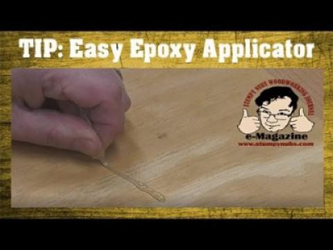 An easy (an mess-free) way to mix and apply epoxy