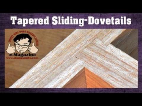 ROUTER SKILL- Make a tapered-sliding-dovetail THE EASY WAY