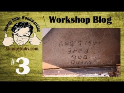 SNW Shop Blog #3- Preserving the history of the workshop