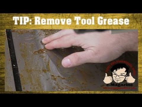 BETTER WAY to remove Cosmoline-type greasy coating from new tools_machines!