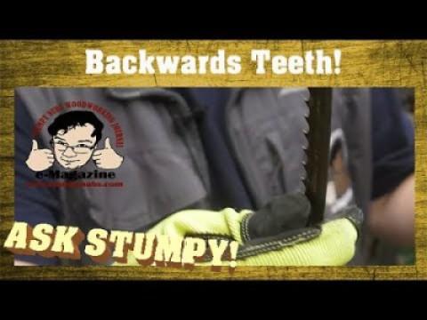HELP! My band saw blade's teeth are backwards!