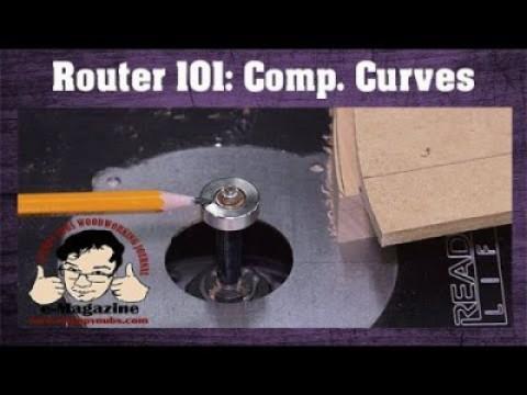 IMPORTANT ROUTER SKILL - Complimentary curves and making positive and negative templates