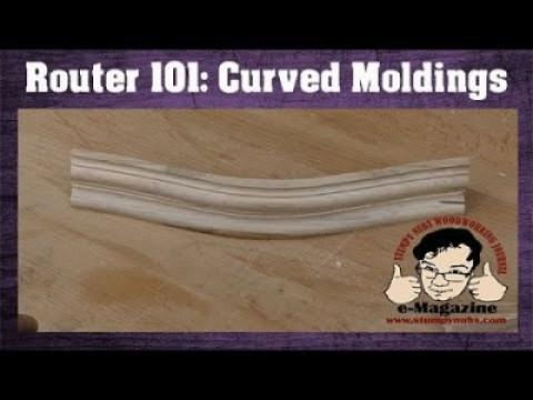How to make CURVED mouldings and trim with a router table